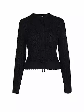GOTTSEIDANK | Gilet traditionnel en tricot LENE | dunkelblau